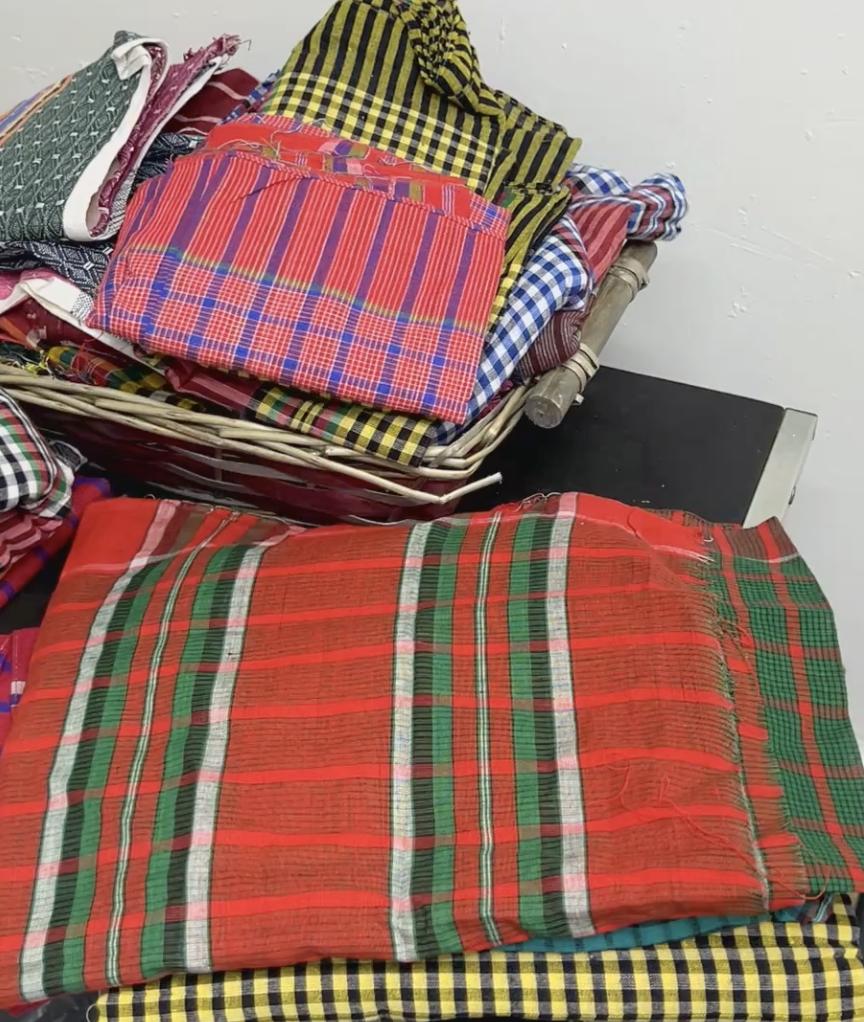 Bengali Traditional Gamcha for Men's and Women's Soft Cotton Bath Towel | Gamsha | Gamsa