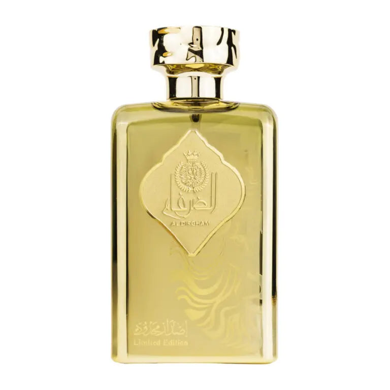 Al Dirgham Limited Edition Eau de Parfum 100ml Citrus Freshness, Spiced Woods & Golden Amber Luxury