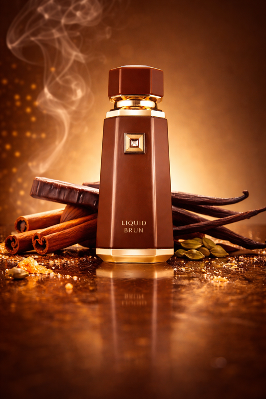 Liquid Brun Perfume – Warm Vanilla Spice Luxury in a Bottle