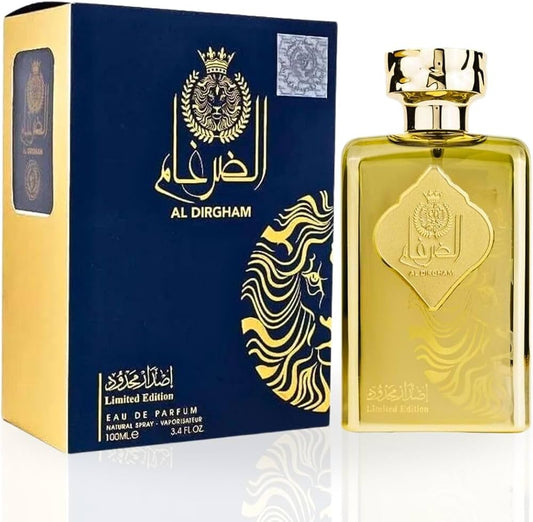 Al Dirgham Limited Edition Eau de Parfum 100ml Citrus Freshness, Spiced Woods & Golden Amber Luxury