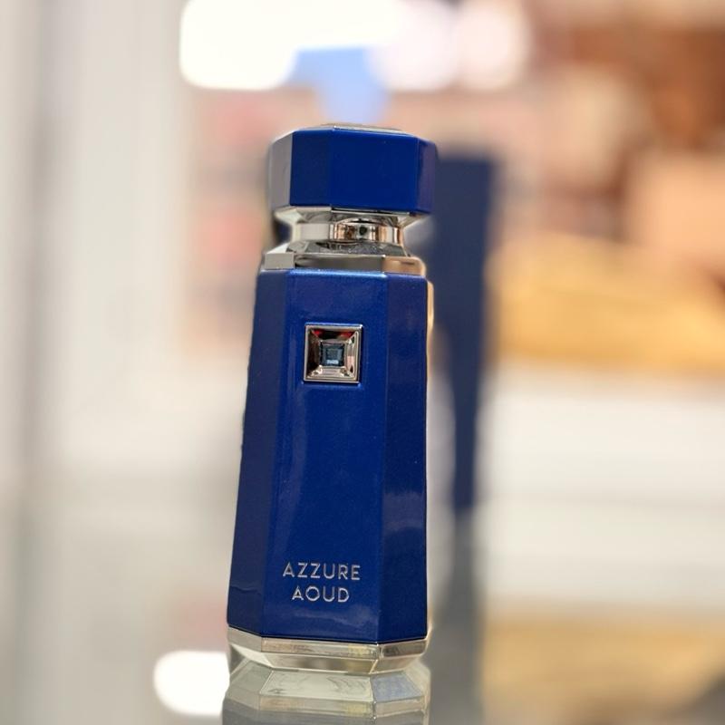 French Avenue Azzure Aoud 100ml Eau De Parfum - Saffron, Passion Fruit & Rose Notes - Oriental Woody Fragrance for Luxurious Elegance