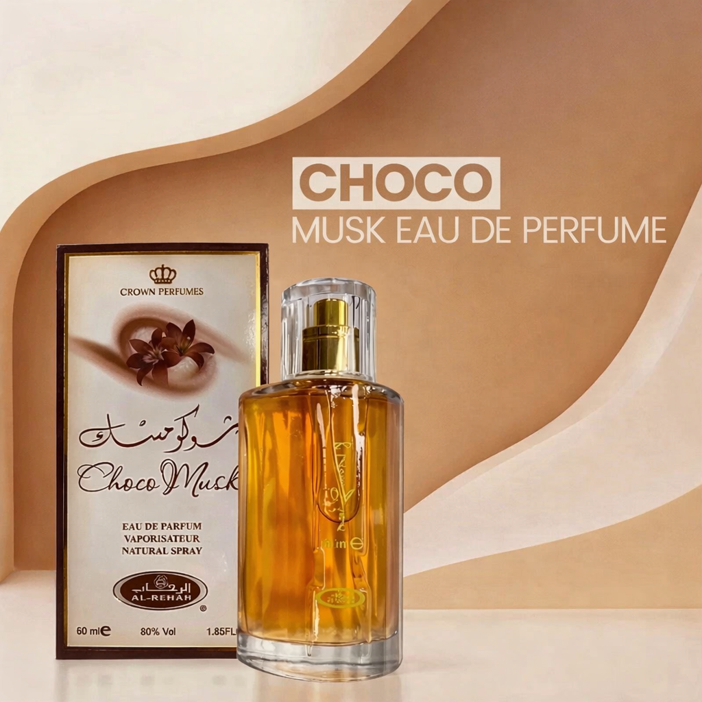 Original Chocolate Choco Musk 50ml EDP Spray Attar Itr Perfume for Men and Women