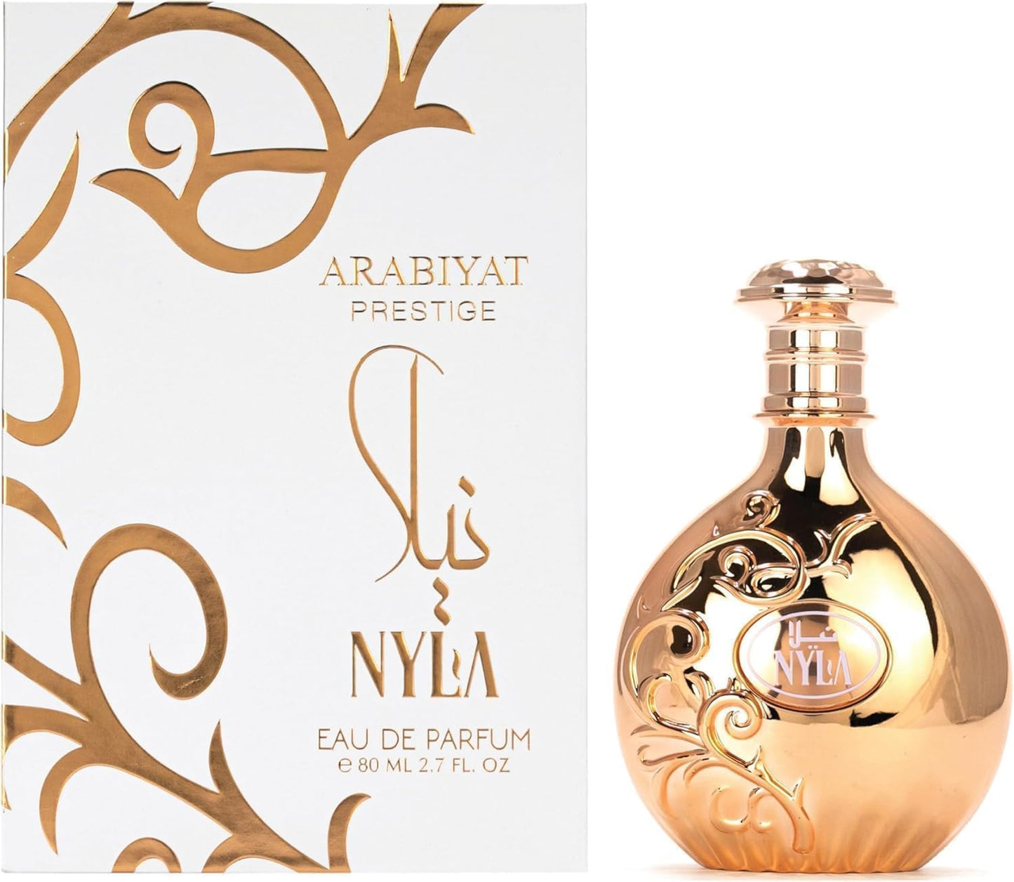 Arabiyat Prestige Nyla EDP Eau de Parfum For Women And Men (Unisex), 80 ml, Made in UAE